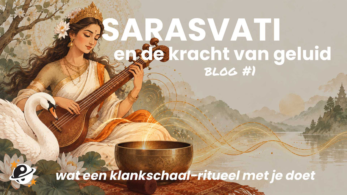 Saraswati en de Kracht van Geluid: Wat een Klankschaal-ritueel Écht met Je Doet