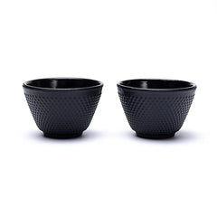 Tetsubin - Japanse geëmailleerde Theekopjes - Set van 2