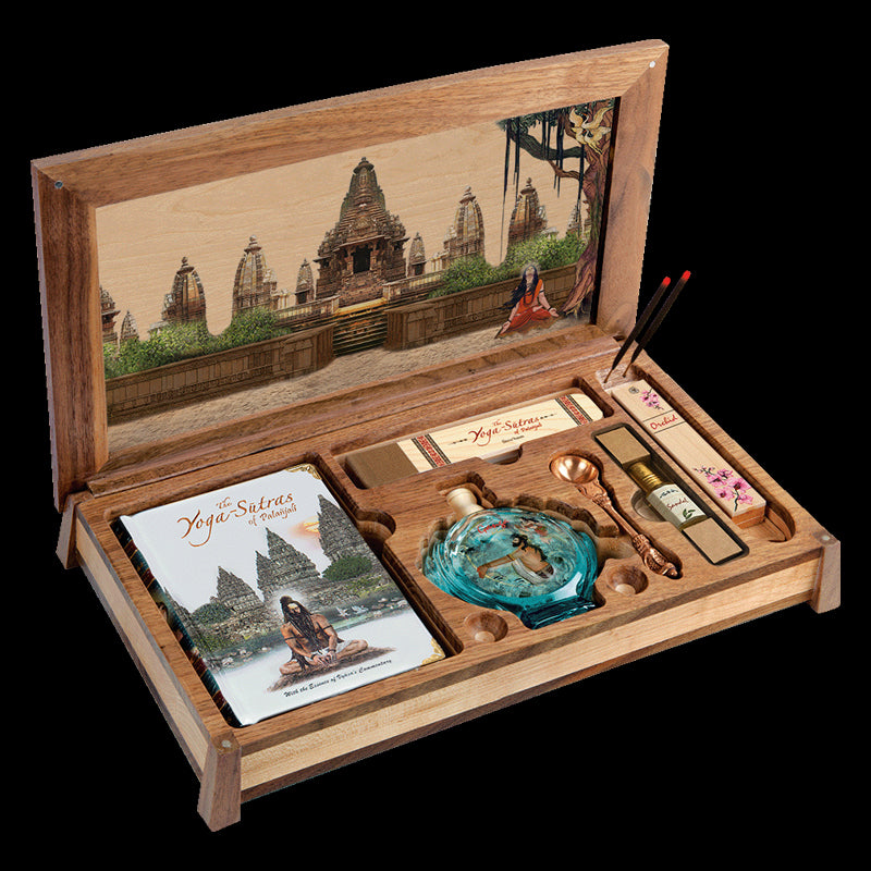 The Yoga Sutras of Patanjali - Wooden Altar Kit