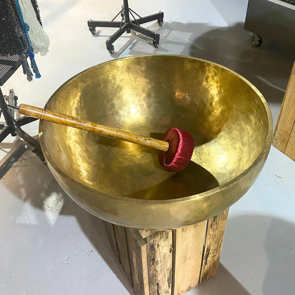 Aanslagstok lang met satijn bordeaux 11cm - nr11