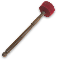 Aanslagstok lang met vilt bordeaux 11 cm - nr18