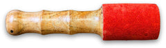 Aanslagstok leer rood 4,5 - 5 cm (nr13)