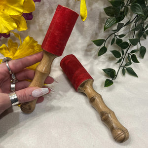 Aanslagstok rood klein 17 cm (nr3)