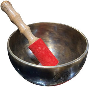 Aanslagstok rood klein 17 cm (nr3)