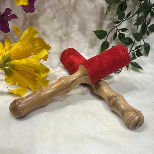 Aanslagstok rood klein 17 cm (nr3)