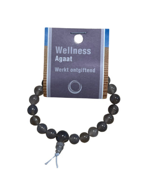 Agaat powerbead armband + kaart
