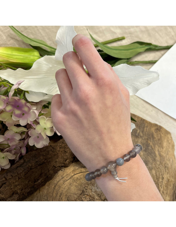 Agaat powerbead armband