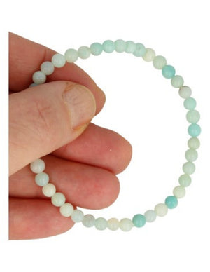 Amazoniet kralenarmband 4 mm