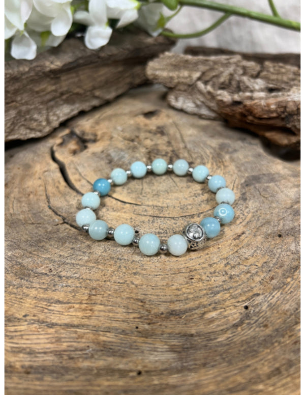 Amazoniet sterrenbeeld armband - Waterman