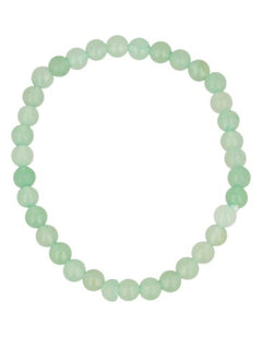 Aventurijn groen kralen kinderarmbandje 4 mm