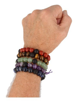 Aventurijn groen powerbead mannen armband