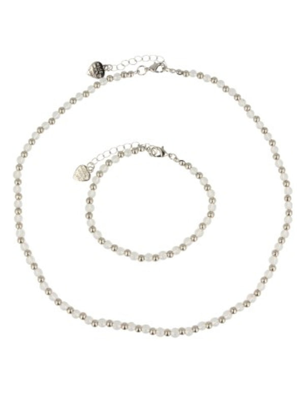 Bergkristal Ibiza love armband
