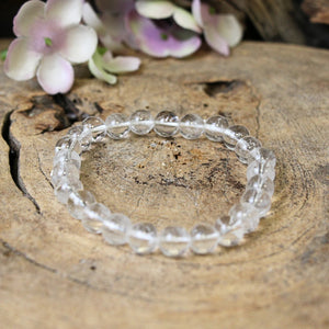 Bergkristal kralenarmband 8mm