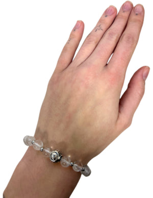 Bergkristal sterrenbeeld armband - Leeuw