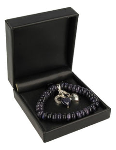 Blaufluss Ruby Mania, armband nr 25, rond (synth)