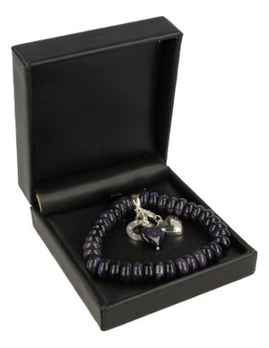 Blaufluss Ruby Mania, armband nr 25, rond (synth)