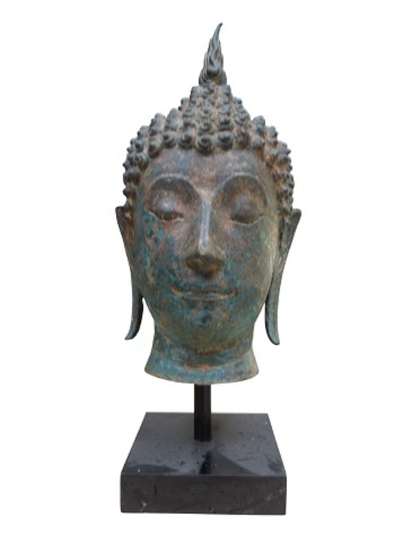 Boeddha hoofd beeld brons nr.15