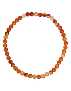 Carneool kralenarmband 4 mm
