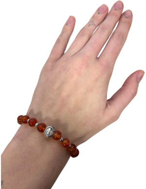 Carneool sterrenbeeld armband - Maagd