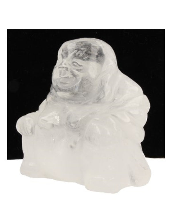 Edelsteen Boeddha Bergkristal 50 mm