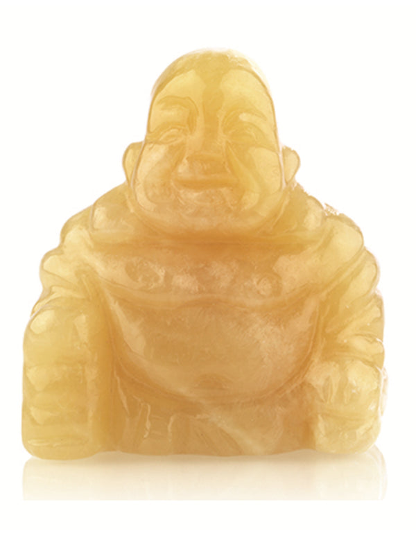 Edelsteen Boeddha Calciet geel 50 mm