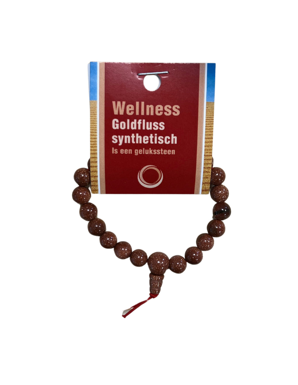 Goldfluss powerbead armband + kaart (synth)