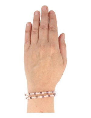Gouden driehoek kralenarmband 4mm