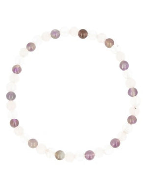 Gouden driehoek kralenarmband 4mm