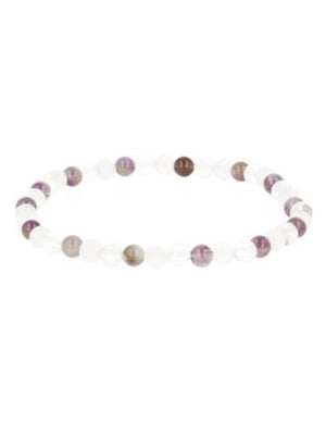 Gouden driehoek kralenarmband 4mm