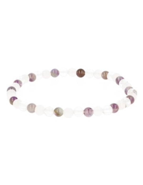 Gouden driehoek kralenarmband 4mm