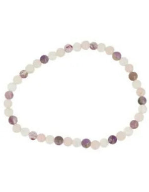 Gouden driehoek kralenarmband 4mm