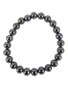 Hematiet kralenarmband 8 mm