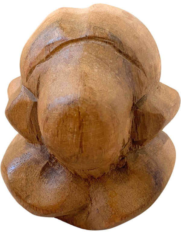 Houten Yogiman - Orang Malu - ca. 10 cm - nr.2