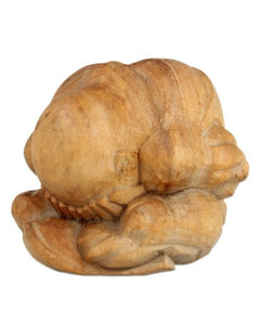 Houten Yogiman - Orang Malu - ca. 30 cm - nr.5