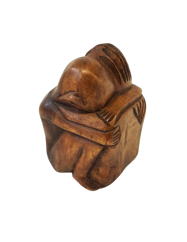 Houten Yoko - vriendschapsbeeld - 11 cm - nr.6