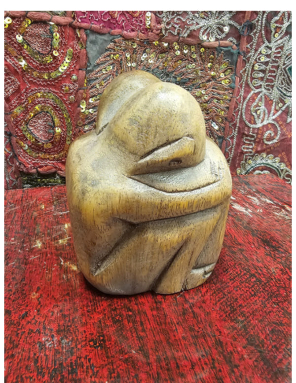 Houten Yoko - vriendschapsbeeld - 11 cm - nr.6