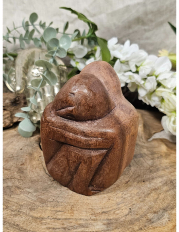 Houten Yoko - vriendschapsbeeld - 11 cm - nr.6