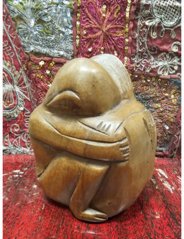 Houten Yoko - vriendschapsbeeld - 15 cm - nr.7