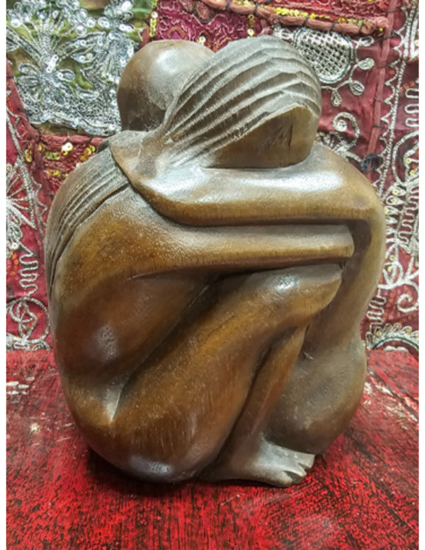 Houten Yoko - vriendschapsbeeld - 20 cm - nr.8