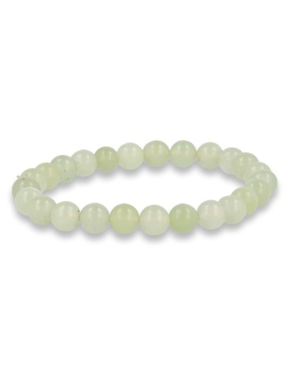 Jade Serpentijn kralenarmband 8 mm