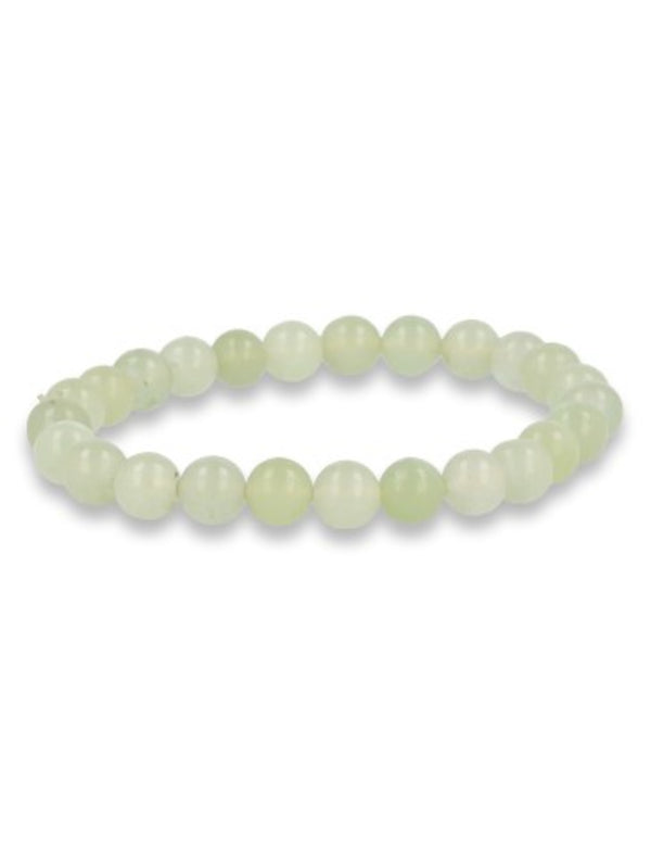 Jade Serpentijn kralenarmband 8 mm