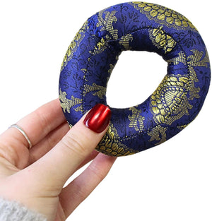 Klankschaal kussen donut ca. 10 cm