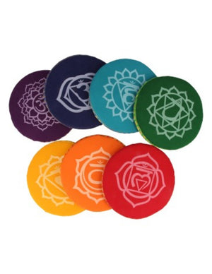 Klankschaal kussenset chakra 14,5 cm