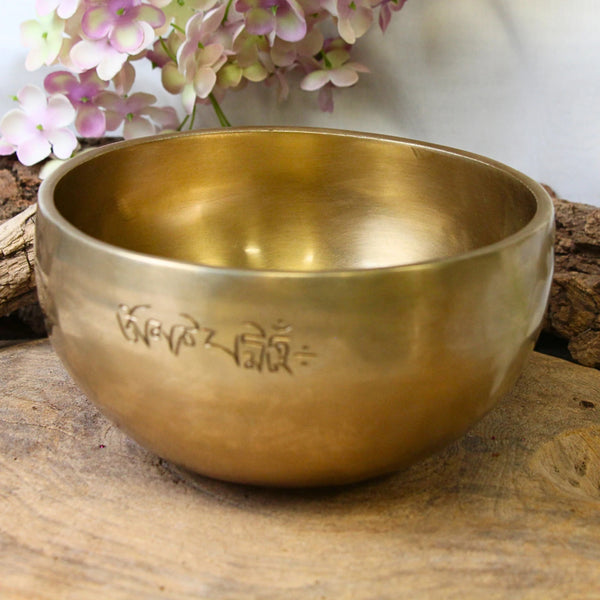 Klankschaal New Moon Gold 16cm