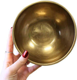 Klankschaal New Moon Gold 16cm