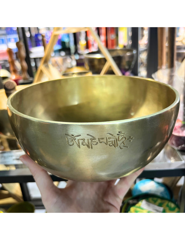 Klankschaal New Moon Gold - 20 cm