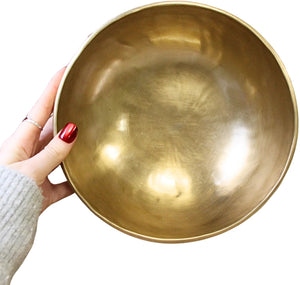 Klankschaal New Moon Gold 21-22 cm