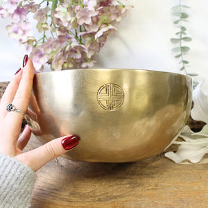 Klankschaal New Moon Gold 23-24 cm