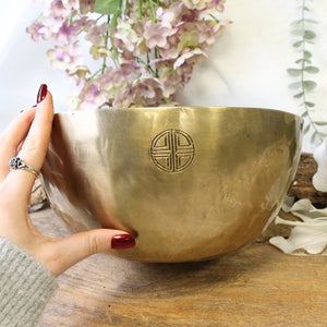 Klankschaal New Moon Gold 24-25 cm