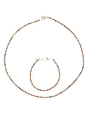 Maansteen oranje summer vibes armband